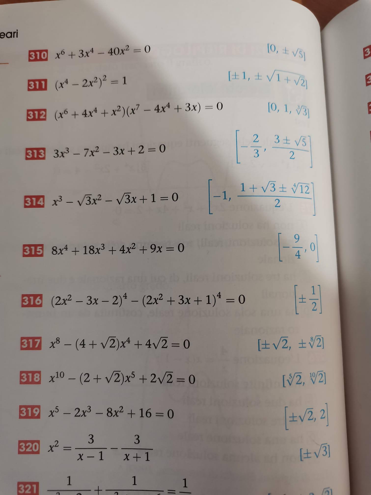 (2x^2 – 3x-2)^4 – ((2x^2 + 3x+1)^4=0 – Algorithms and Math