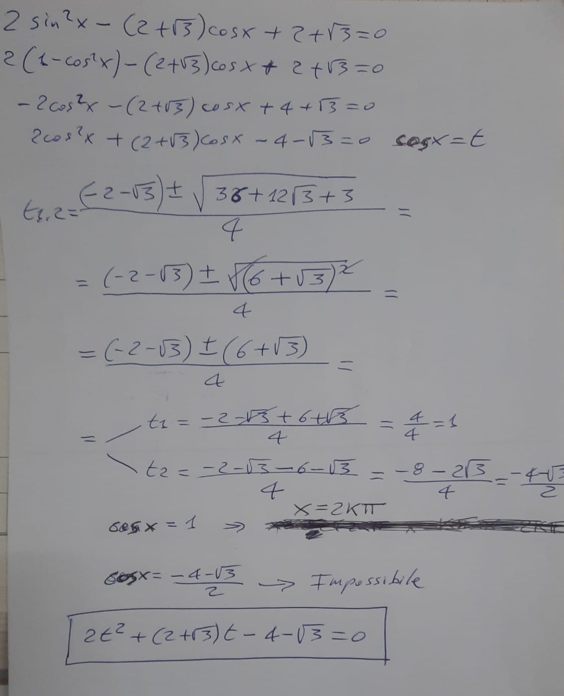 2-sin-2-x-2-radical-3-cos-x-2-radical-3-0-algo-and-math