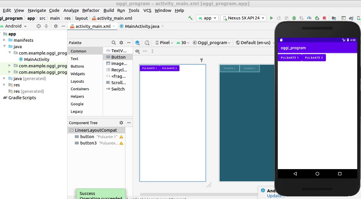 Android studio linearlayout прозрачность