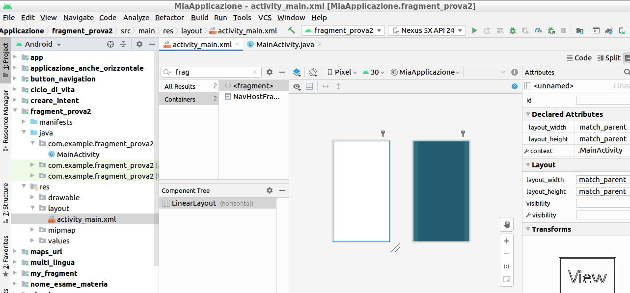 Android studio linearlayout прозрачность