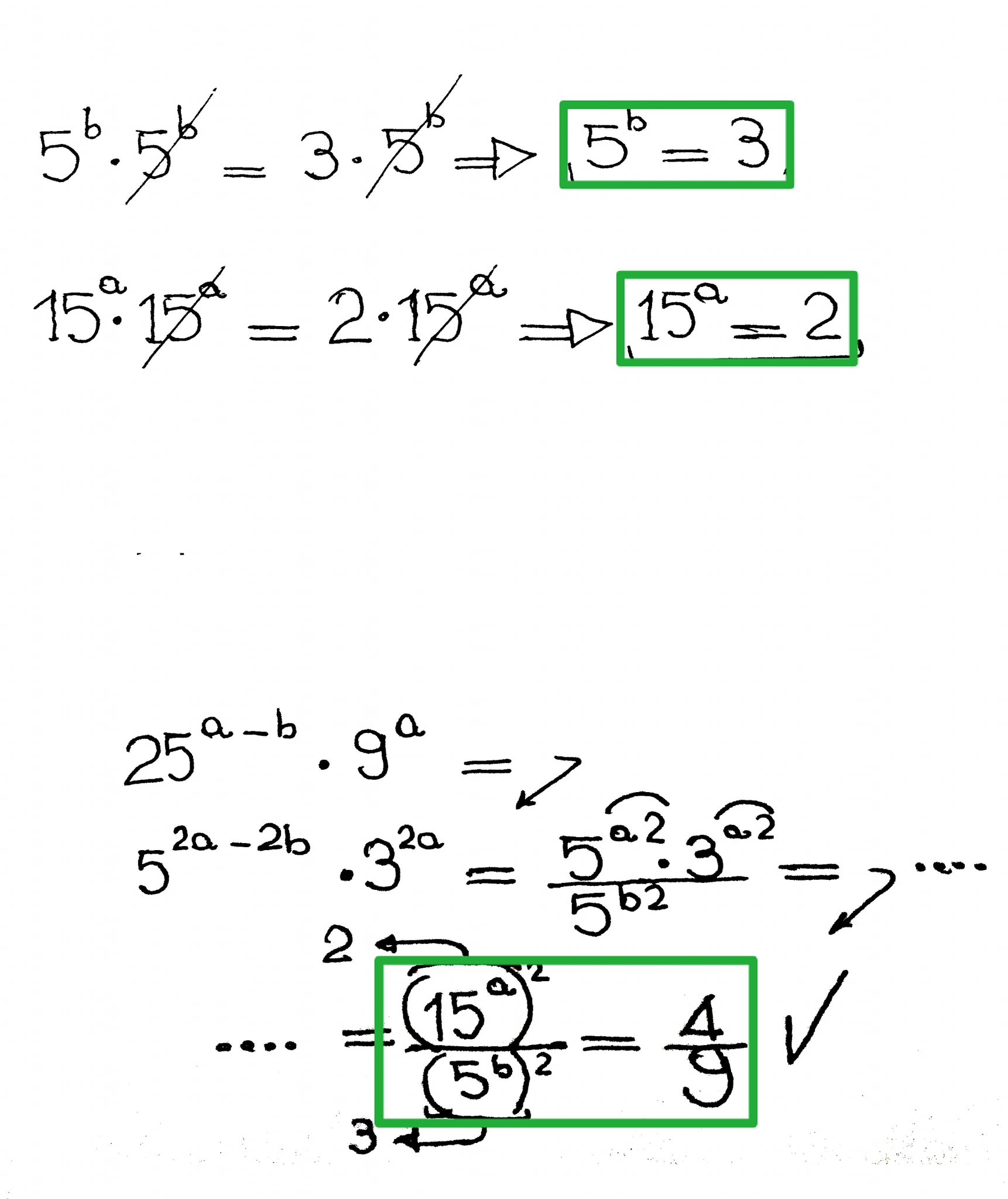 Equazione Esponenziale. Avendo Agli Esponenti B E A – Algo And Math