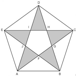 Che Rapporto C’è Tra La Diagonale AD E Il Lato AB Di Un Pentagono ...